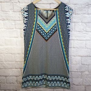 BeBop geometric patterned sheath dress A36